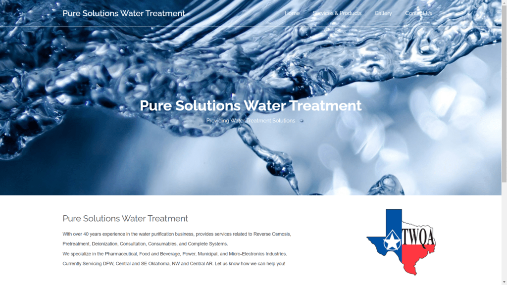 Pure Solutions Water